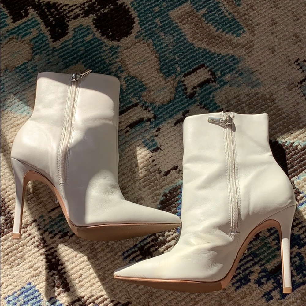 White booties